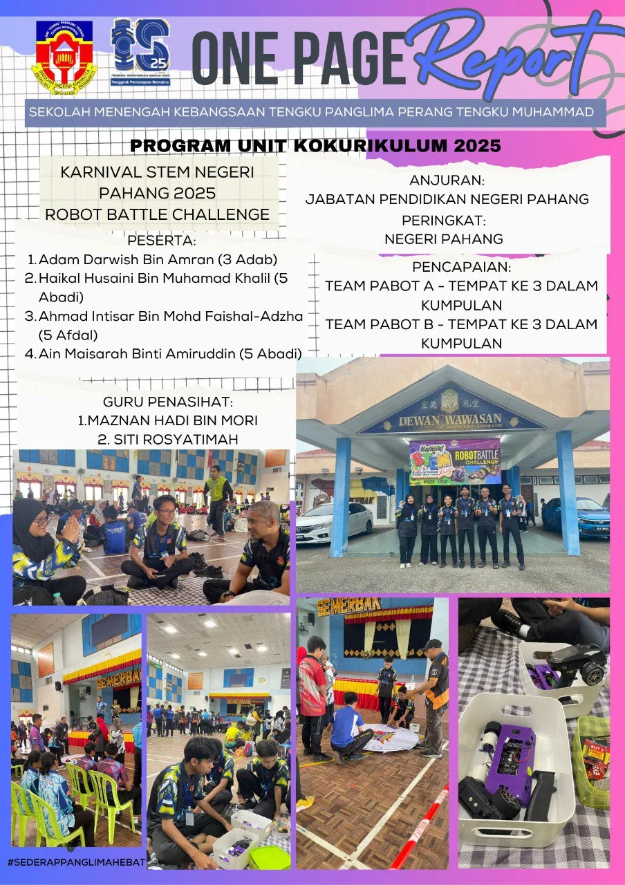 Aktiviti Kokurikulum Julai 2