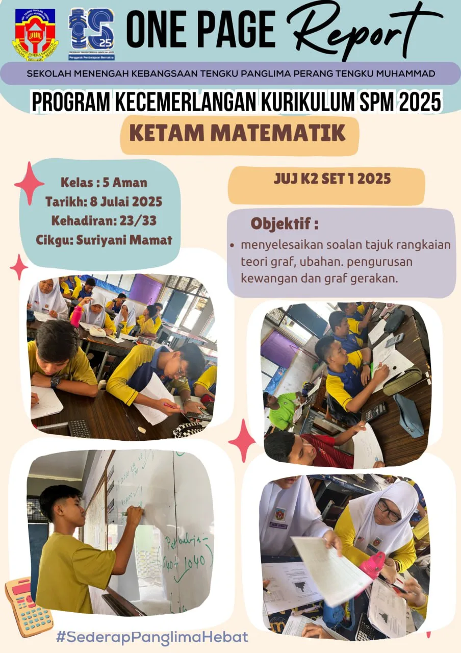 Aktiviti Kurikulum Julai 23