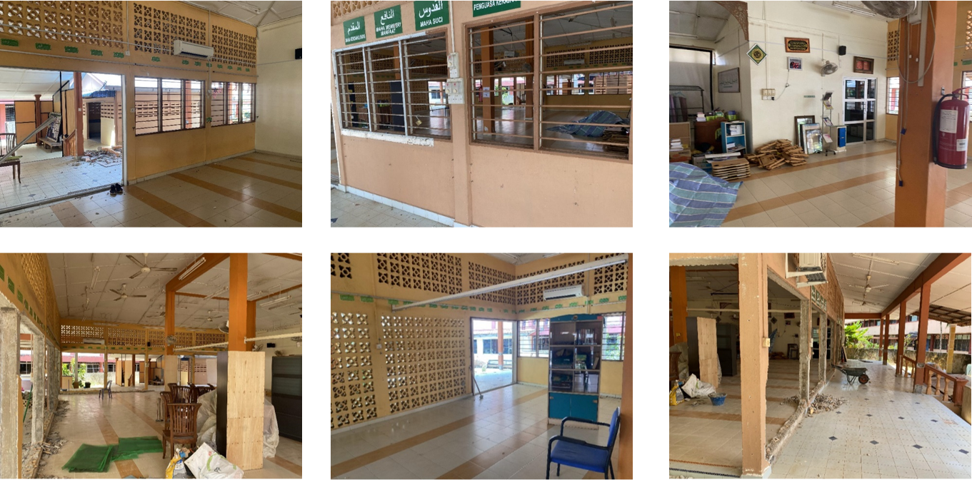 Semasa pembesaran surau 2